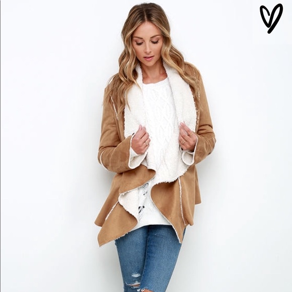 Somedays Lovin Jackets & Blazers - Sherpa Coat by Somedays Lovin’ “fits up to Med.”